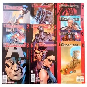 The Ultimates 2002-2003 Lot Run Issues 1-10 Marvel Comics NM Millar Hitch